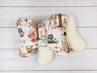 NikaTymi Poduszka PODRÓŻNA ANTYWSTRZĄSOWA Motylek