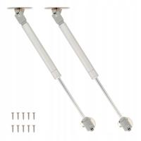 2 x ZESTAW - MOCNY SIŁOWNIK MEBLOWY PODNOŚNIK GAZOWY DO MEBLI 100N + WKRĘTY