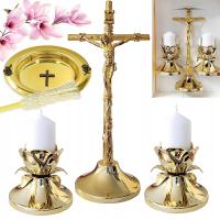 БОЛЬШОЙ ЗЛОТЫЙ НАБОР КОЛЯДОК КРЕСТ НАБОР РОЗА ТАРЕЛКА СПРИНКЛЕРНАЯ 28