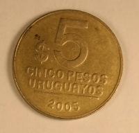 Urugwaj 5 pesos 2005