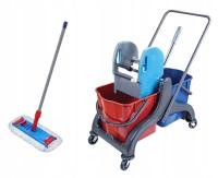 Комплект для уборки на колесиках SATURN 2X25L MOP 50 см