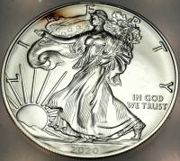 USA 1 dolar dollar 2020 American Silver Eagle uncja 1 oz SREBRO