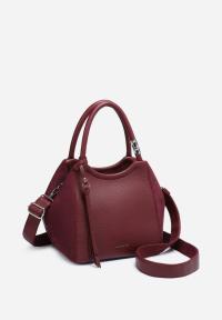 Torebka damska LUIGISANTO HS222-1 Bordo z zmaszem