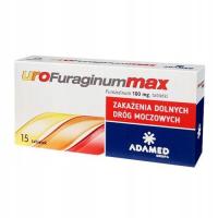 Urofuraginum Max 100 mg 15 tab zapalenie pęcherza