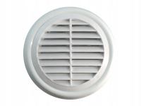 KRATKA WENTYLACYJNA OKRĄGŁA90-160 BIAŁA REGULOWANA