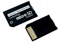 Adapter Przejściówka Micro SD MicroSD na MS ProDuo Pro Duo PSP