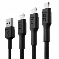 Zestaw 3x Kabel USB do Lightning 0,3m 1,2m 2m do iPhone SE 11 12 13 14 PRO