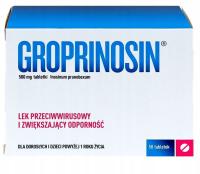Groprinosin 500mg lek przeciwwirusowy infekcje 50t