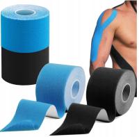 4x TAŚMA PLASTRY KINESIO KINESIOTAPING TAPE TEJPY