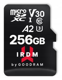 Karta pamięci GOODRAM IRDM 256 GB U3 A2 + adapter