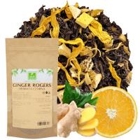 HERBATA CZARNA LIŚCIASTA 50G owoce imbir pomarańcza i kwiaty ginger rogers