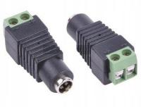 GNIAZDO 5,5/2,1 Z SZYBKOZŁĄCZEM (4 SZTUKI)