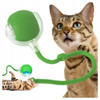 UCIEKAJĄCA PIŁKA ZABAWKA DLA KOTA PSA INTERAKTYWNA LED WIBRACJE ELEKTRYCZNA