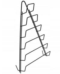 Wieszak na pokrywki METALOWY STOJAK do pokrywek CZARNY organizer kuchenny