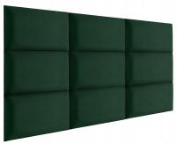 70X25 PANELE ŚCIENNE TAPICEROWANE WEZGŁOWIE WELUR KING VELVET Miękkie 3D