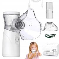 ИНГАЛЯТОР НЕБУЛАЙЗЕР ДЛЯ ДЕТЕЙ И ВЗРОСЛЫХ СЕТЧАТЫЙ ПОРТАТИВНЫЙ БЕСШУМНЫЙ LITE