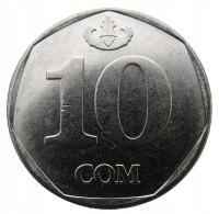 КЫРГЫЗСТАН 10 СОМ 2009 МОНЕТНЫЙ ДВОР