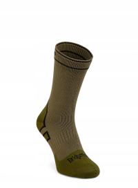 Skarpety wodoodporne Bridgedale StormSock Mid Boot - khaki/olive 40-43