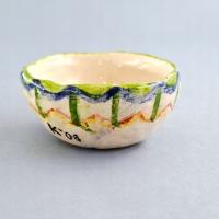 MAŁĄ RĘCZNIE WYKONANA MISECZKA GLINIANA