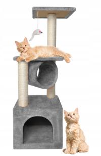 DRAPAK DLA KOTA DOMEK LEGOWISKO SŁUPEK DO DRAPANIA ZABAWKA 90CM