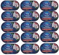 Filety z makreli w sosie pomidorowym 170g Lisner zestaw