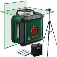 Laser krzyżowy zielony Bosch PLL 360 Etui 24 m + Statyw Aluminiowy 135 cm