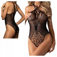 Obsessive body ażurowe prześwitujące otwarty krok B 118 S/M/L