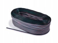 PRZEWÓD 5PIN DO TAŚM LED RGBW 200M ROLKA