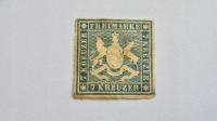 1868 Wurttemberg Mi.35b* czysty znaczek z gumą, wartość 1800,- Euro