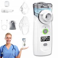 ПОРТАТИВНЫЙ ИНГАЛЯТОР НЕБУЛАЙЗЕР ДЛЯ ДЕТЕЙ И ВЗРОСЛЫХ БЕСШУМНЫЙ СЕТЧАТЫЙ