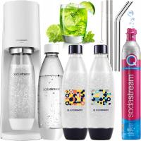 Saturator SodaStream do wody gazowanej Terra biały + 2 inne produkty