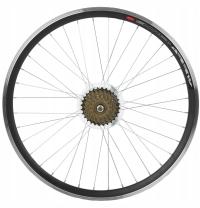 ВЕЛОСИПЕДНОЕ КОЛЕСО 27,5 ДЮЙМА ЗАДНЕЕ КОЛЕСО СВОБОДНОГО ХОДА SHIMANO 7 РЯД ЧЕРНЫЙ