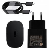 SZYBKA ŁADOWARKA DO TELEFONU SAMSUNG KOSTKA 25W MOCNA + KABEL USB TYP C 1M
