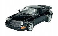 WELLY PORSCHE 911 964 TURBO CZARNY 1:24 NOWY METALOWY MODEL