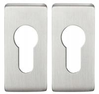 Нержавеющая прямоугольная вывеска INOX 6,5 мм Сатин