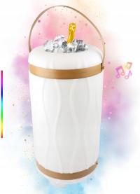 Chłodziarka na napoje oświetlenie LED, głośnik Bluetooth SCHWAIGER (OUTLET)