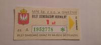 BILET MZK GNIEZNO 1zł