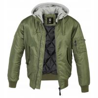 Kurtka Brandit MA1 Sweat Hooded Jacket - Olive M