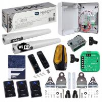 Zestaw FAAC HANDY S418 24V do 4,6M + 3 PILOTY + LAMPA Motorline +WIFI SUPLA