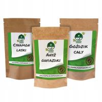 Zestaw do herbaty zimowej: anyż, cynamon laska, goździk