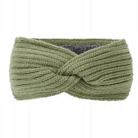 Winter Autumn Thicken Knitting Woolen Wide Headband Plush Lined Headwrap
