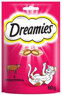Dreamies Przysmak dla kota 60g z wołowiną