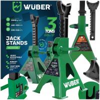 KOBYŁKI SAMOCHODOWE WARSZTATOWE 3 TONY MOCNE ZABEZPIECZENIE 2 SZTUKI WUBER