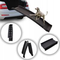 СОБАЧЬЯ РАМПА ПЛАСТИКОВАЯ ЛЕГКАЯ 155 СМ ДО 90 КГ ПЕШЕХОДНАЯ ДОРОЖКА ДЛЯ АВТОМОБИЛЯ