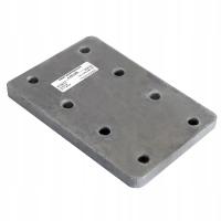 Гальванизированная Высота шарика крюка 83кс56мм листа плиты регулируя