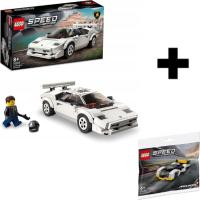 LEGO SPEED CHAMPIONS LAMBORGHINI COUNTACH 76908 + LEGO 30657 ZESTAW PREZENT