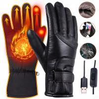 USB PODGRZEWANE RĘKAWICZKI CIEPŁE WODOODPORNE ZIMOWE MOŻE DOTYKAĆ EKRAN