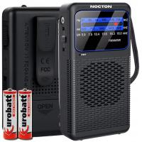 Radio na baterie mini FM AM SW latarka turystyczne kieszonkowe survivalowe