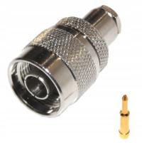 Разъем типа N припой для кабеля RG58