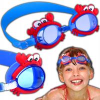 Очки для плавания, очки для плавания, анти-туман, детские очки для плавания, краб